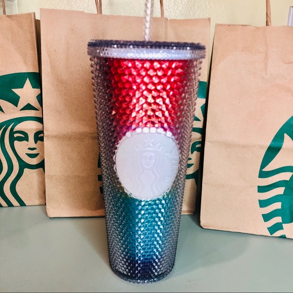 Starbucks Other - Starbucks Pride Collection Rainbow Studded Tumbler